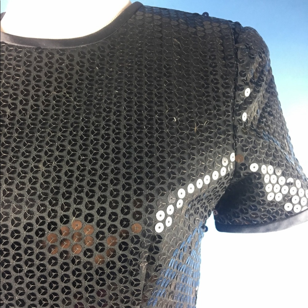 A.J. Bari black sequin cocktail dress - Picture 2 of 9